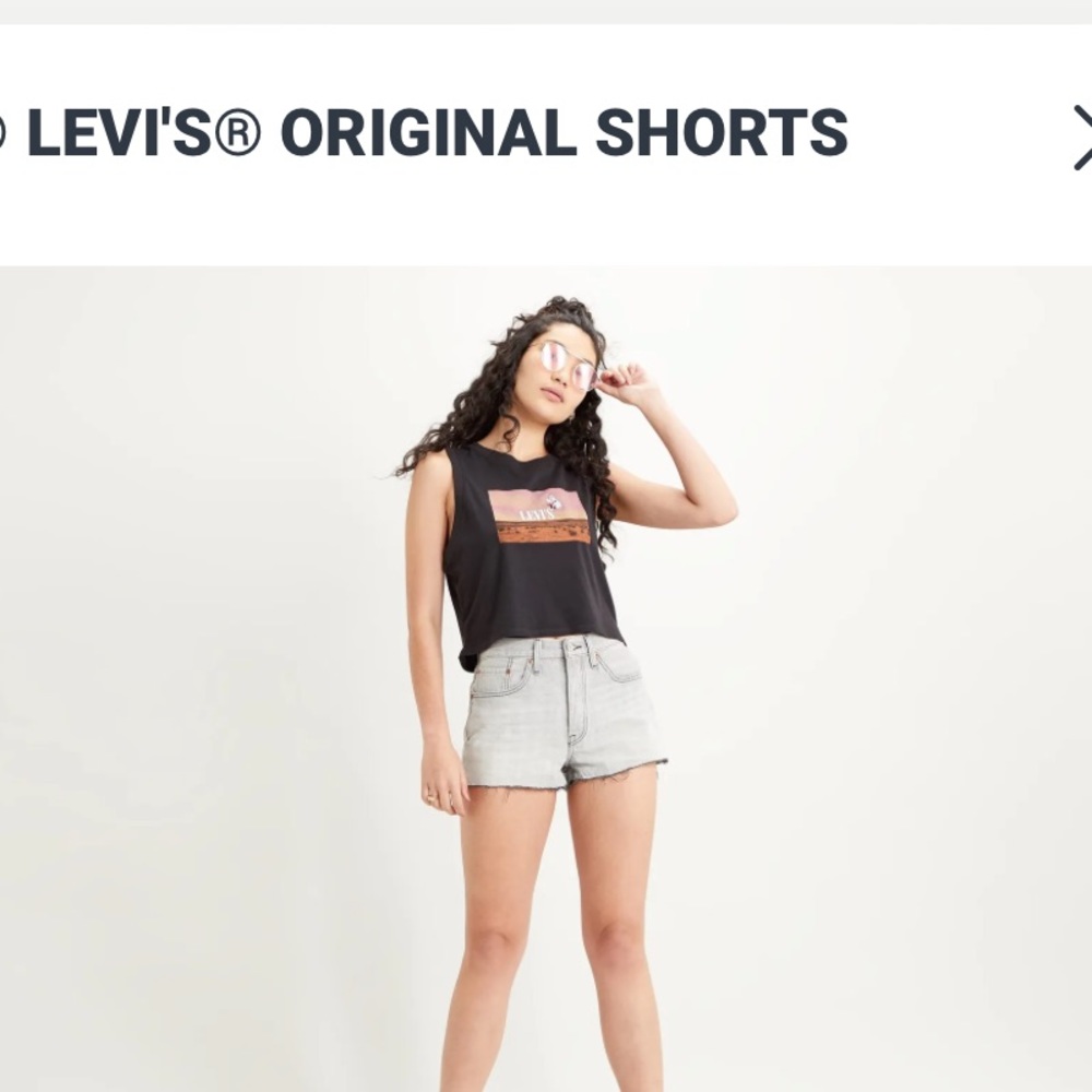 Levi’s High Rise Shorts